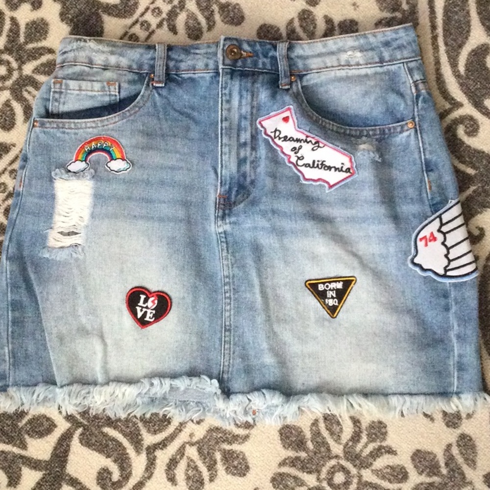 Forever 21 denim skirt